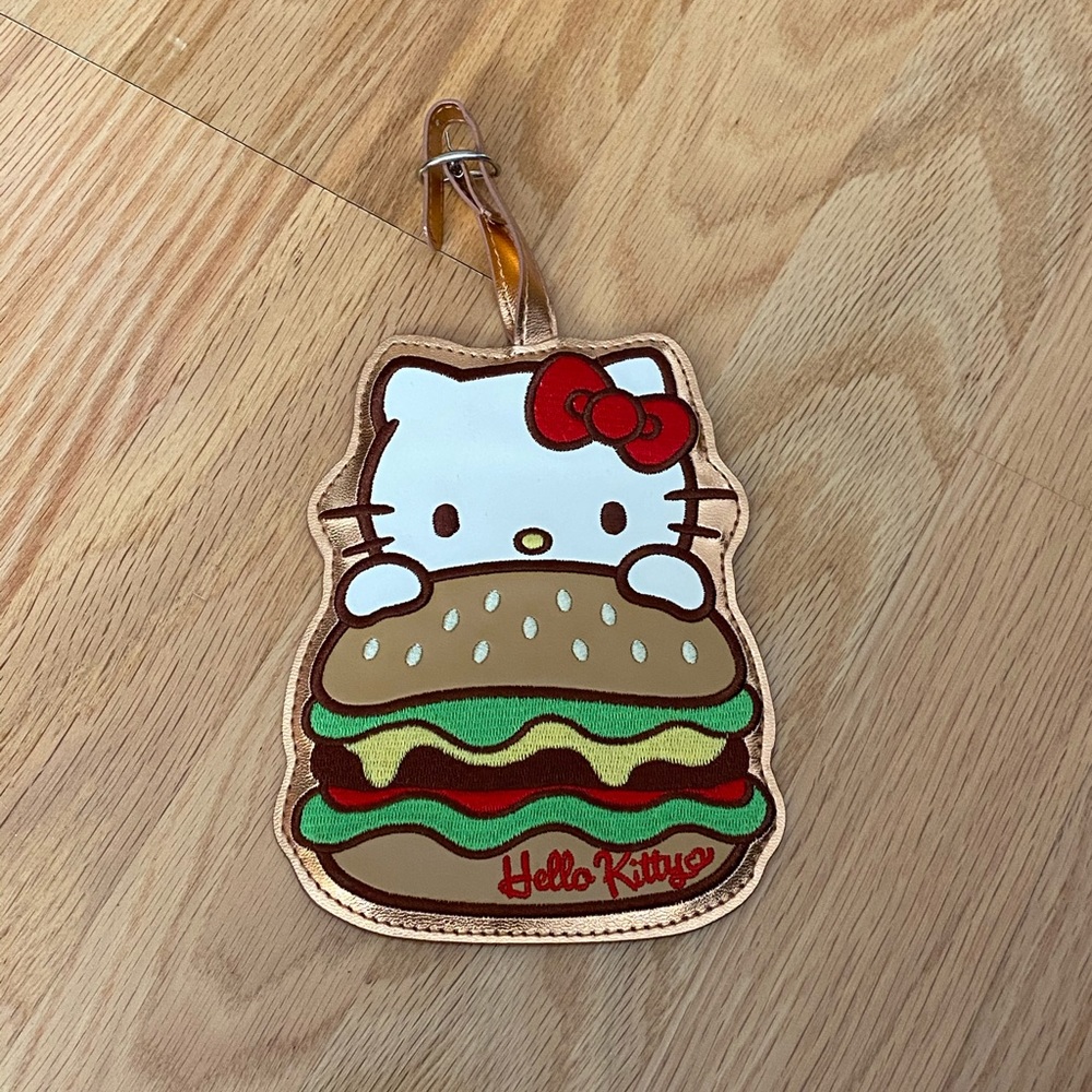 Hello Kitty Luggage Bag Tag Burger